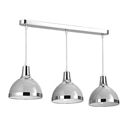 Elnora 3 - Light Chrome Kitchen Island Pendant