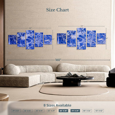 Webbed Marble Blue Glazer