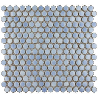 Carreau de mosaïque en porcelaine pour plancher et mur 11-7 / 8 "x 12-5 / 8" Hudson Penny