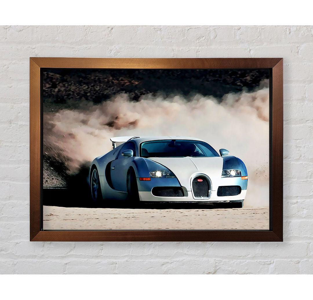 Bugatti Veyron Drive Gerahmter Druck