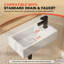 Lavabo de salle de bain mural HOROW-57368407