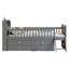 Cadre de lit simple avec rangement à 4 tiroirs, cadre de lit en bois pour enfants, lit plateforme simple avec tête de lit et échelle de garde-corps, aucun sommier nécessaire, assemblage facile, gris-764789355