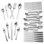 Lachlan 65 Piece 18/10 Stainless Steel Flatware Set, Service for 12