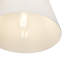 Luminaire suspendu conique en verre 1 lumière