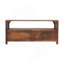 Console média en bois massif Arc-Line