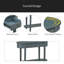 Élégante console rétro avec un design incurvé et un glacis lisse pour les entrées, les salons et les couloirs-4258548