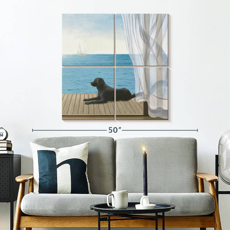 Brampt Coastal Blue Breeze I, H 32 po x l 32 po