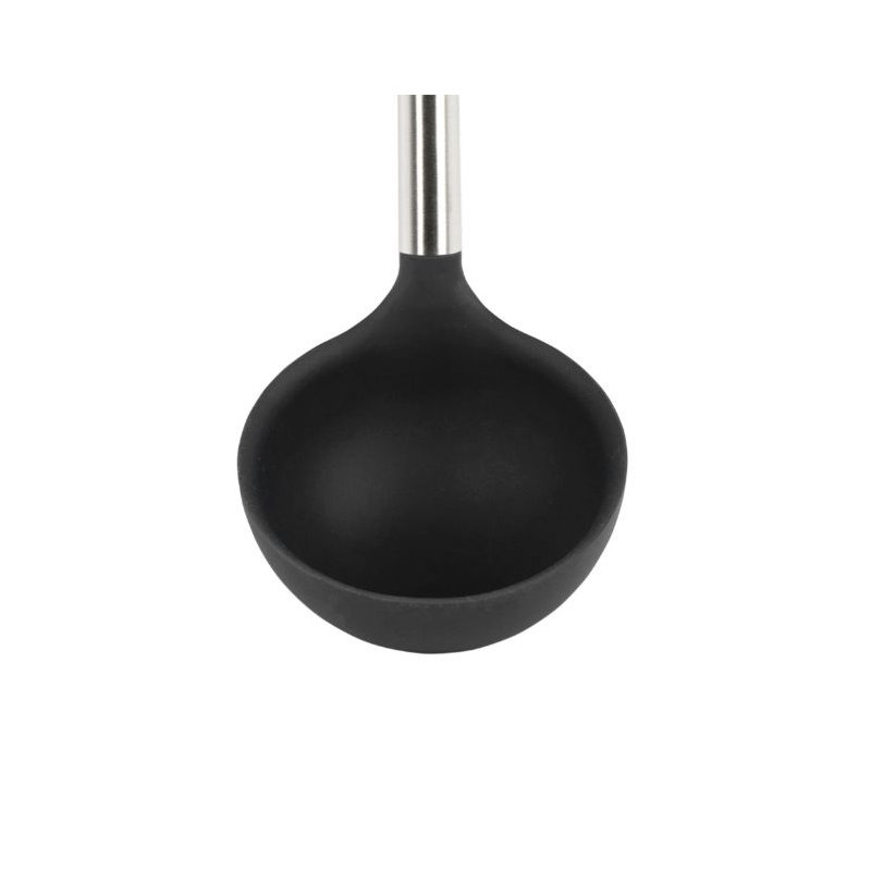 Silicone Ladle - Light Aqua, Black