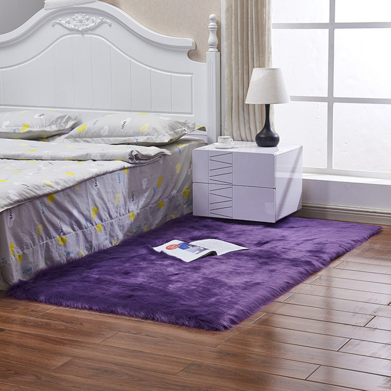 Faux Fur Shaggy Area Rug, Rectangle 114 x 175cm