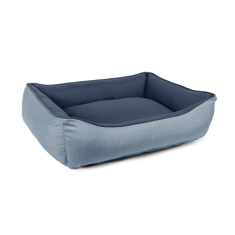 Lit pour animaux Sunbrella, H 8 po x l 26 po x P 20 po, Bleu