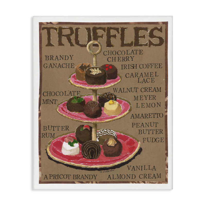 "Assortiment de truffes chocolat" par Nancy Overton, H 20 po x l 16 po
