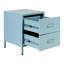 Kymarie 43cm W Steel Bedside Table-10180926