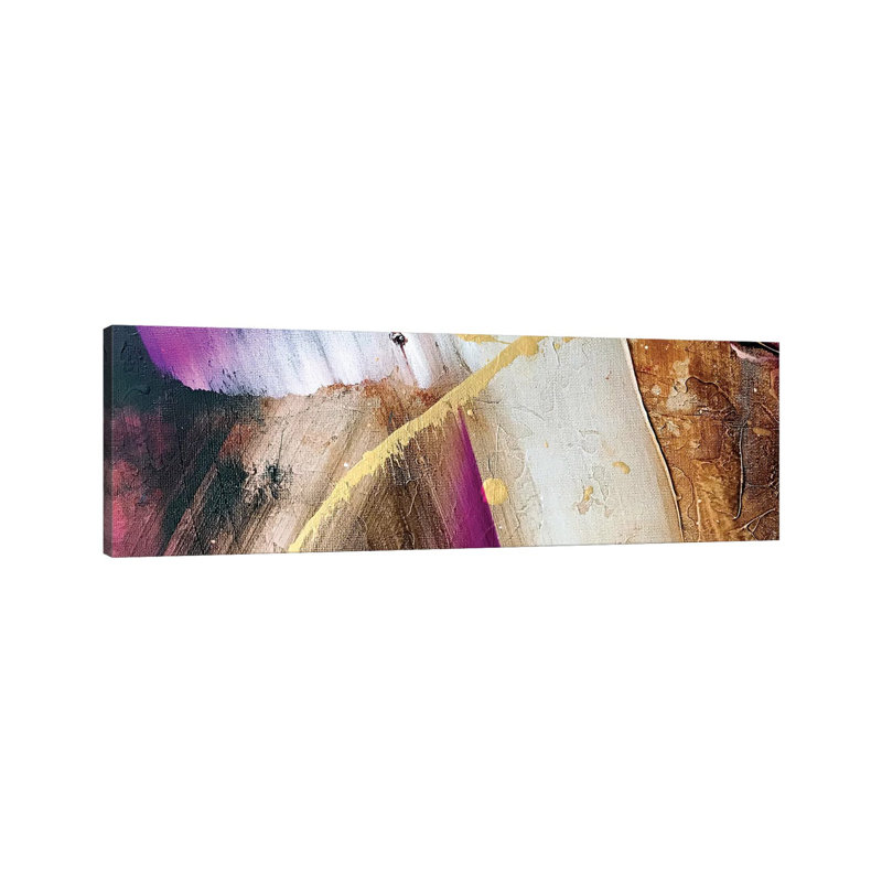 Rain III 1 Piece Wrapped Canvas Panoramic Painting, 30.48 cm H x 91.44 cm W x 1.91 cm D