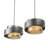 Axis Linear Island Pendant - Graphite