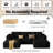 Boneless 108.1"Cloud Couch Sectional Modular Sofa.Comfy U Shape Boneless Couches for Living Room.Deep Seat Plush Corduroy Couch Sectional Memory Foam Floor Sofa-946273188