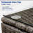 2-Piece All-Weather Outdoor Rattan Patio Furniture Set With  25.2 Inches Width Armless Sofa & Coffee Table,