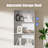 White Bookshelf With Drawers, 63" Tall Bookshelf With Storage, 3 Shelf Modern Bookcase With Adjustable Shelf, Open Shelves Bookcase, Unique Book Shelf For Home Office, White-1433599099