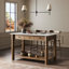 Dothan Kitchen Island-Toasted Oak