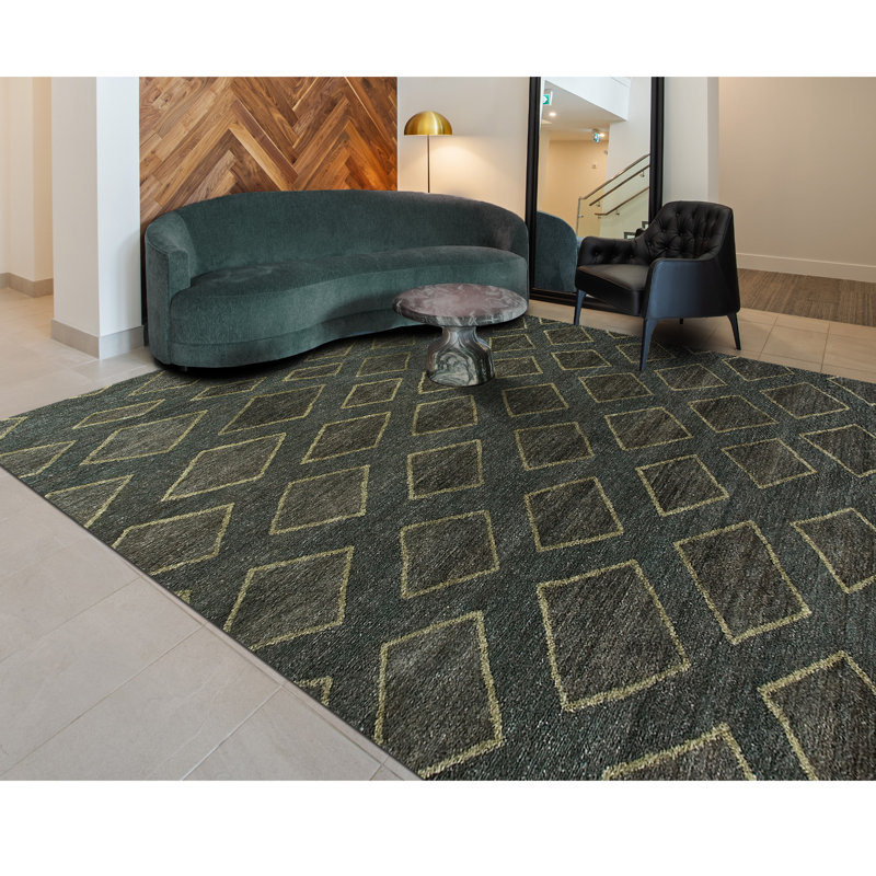 Geometric Area Rug, Rectangle 4' x 6'