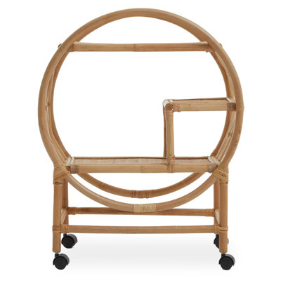 Bourbeau Solid Wood Bar Cart