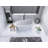 Ethen 59'' x 29.5'' Soaking Acrylic Bathtub-122443591