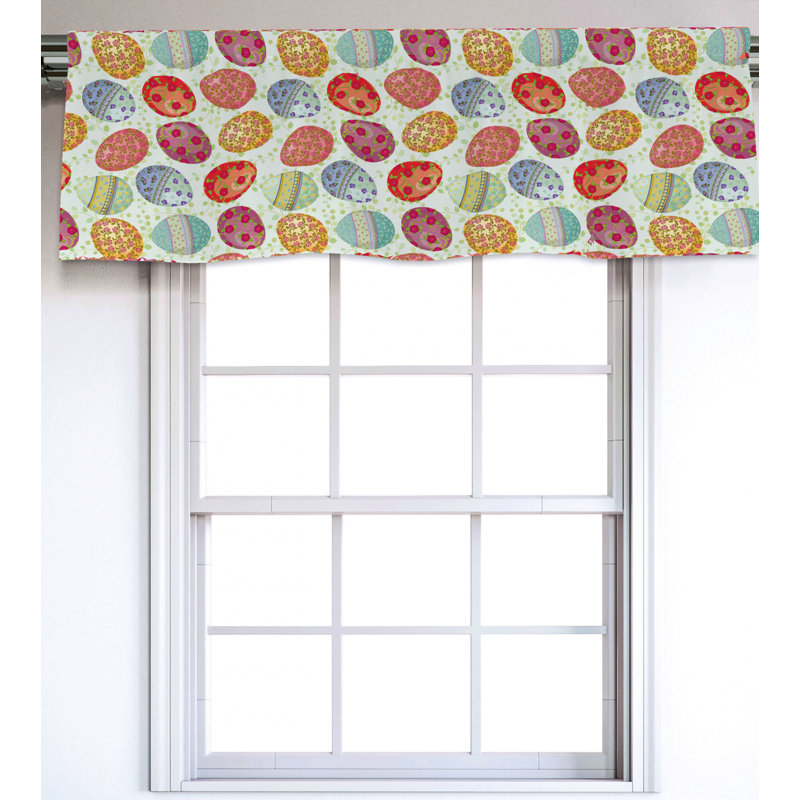 Sateen Ruffled Window Valance