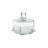 French Bistro Glass Jam Jar - Square