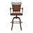 Kazuho Upholstered Metal Swivel Stool-118018319-41724728