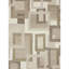 Hand Knotted Geometric Area Rug in Cream/Brown-16485586