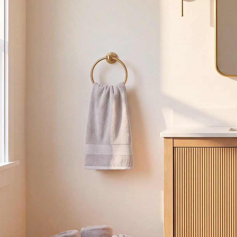 Maven Plush Bath Towel, Gray