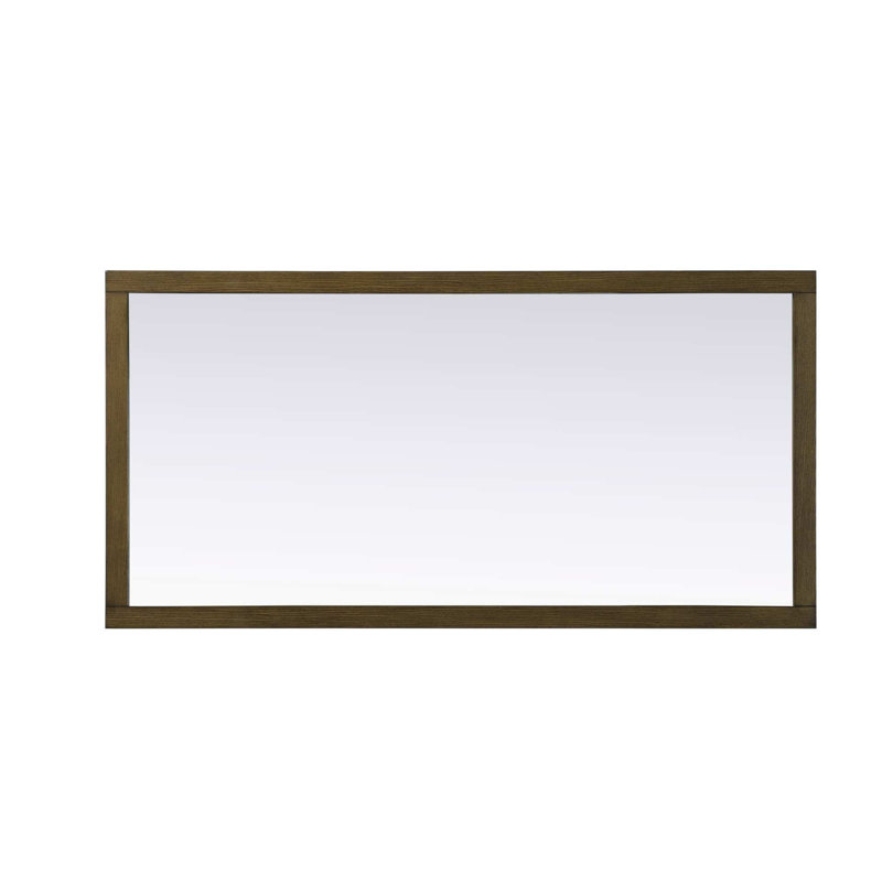 Miroir Noah 72 x 36, 36 po x 72 po, Rectangulaire, Noisette chêne