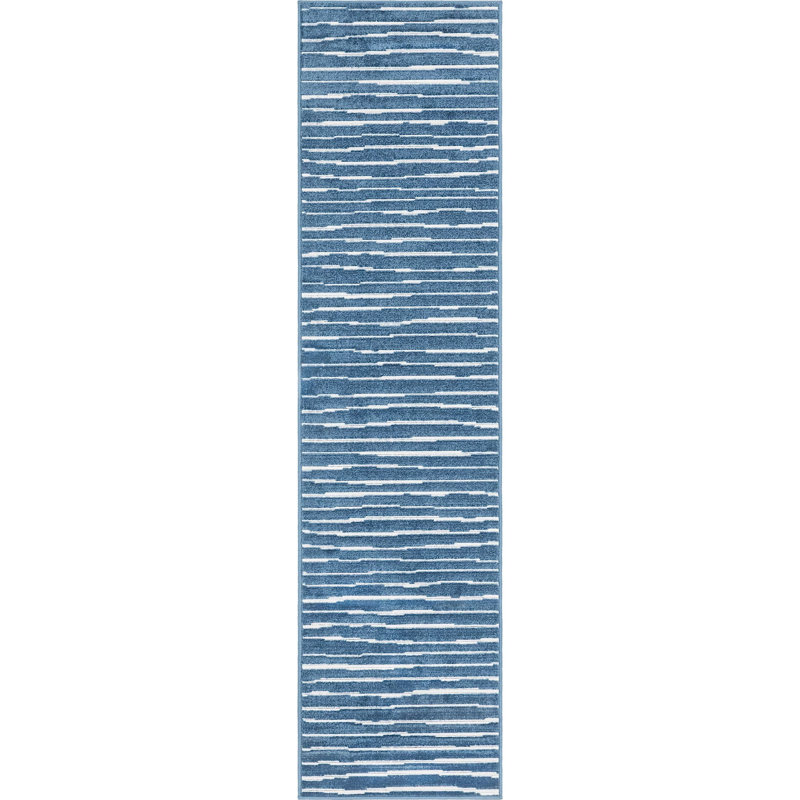 Tapis d'extérieur couleur ciel Claudia, Tapis de couloir 2 pi x 8 pi