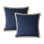 Housse de coussin de couleur