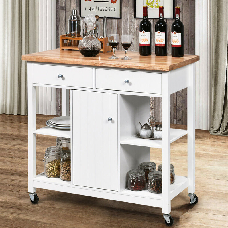 Chariot de cuisine Glyn, Blanc