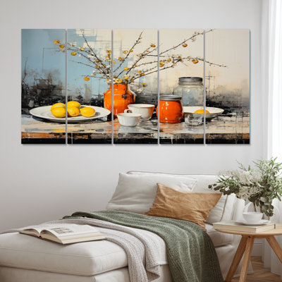 «Morning Morning Feast III» - ensemble d'art mural en métal