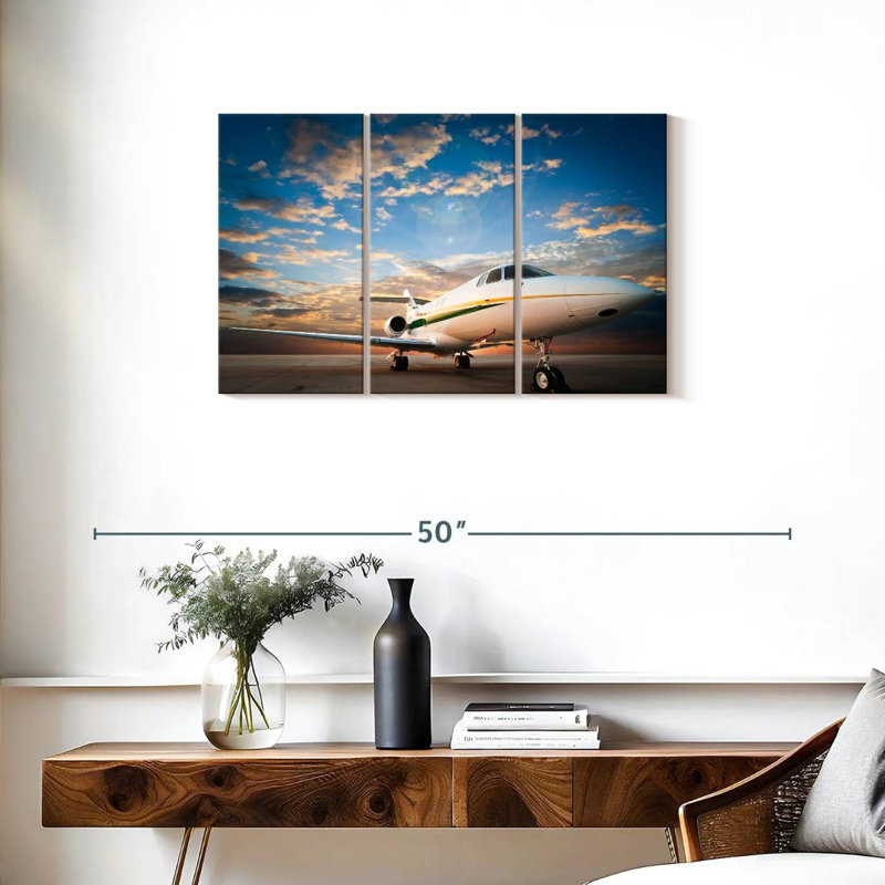 Mehar Dramatic Sky Jet, 20" H x 33" W