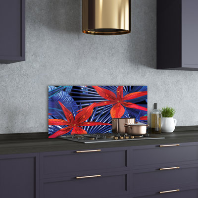 50cm W x 100cm L Glass Peel and Stick Panel