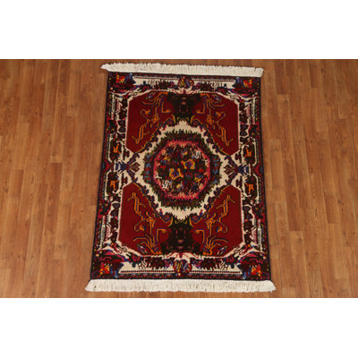 Hand-Knotted   Area Rug 4x5