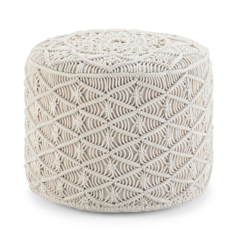  Pouf rond en macramé Coates Coates