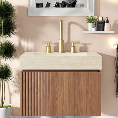 Meuble-lavabo et lavabo flottant 24 po