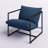 Reagle Modern Metal Framed Sling Accent Chair-82152824