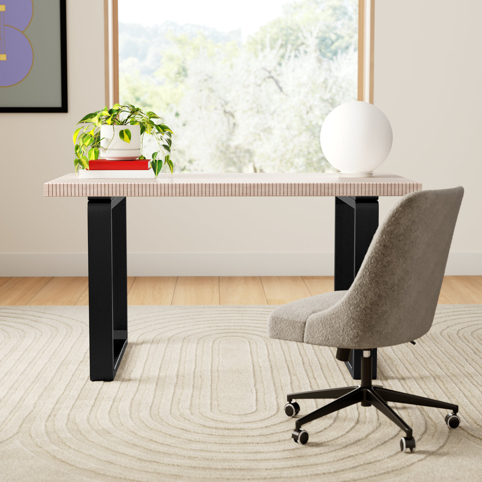 Urbana Writing Desk, Whitewash