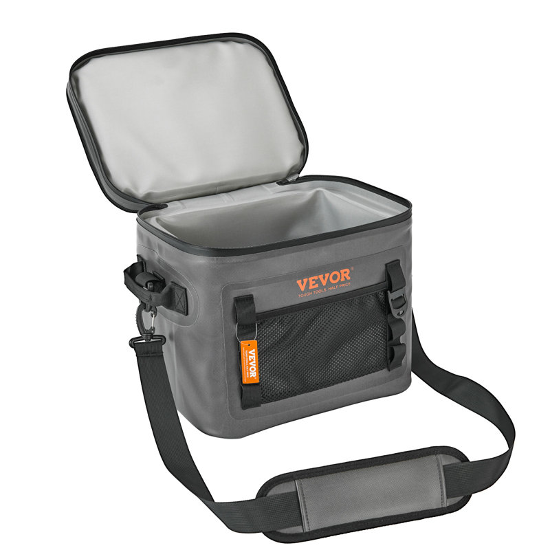 VEVOR 24 Quarts Picnic Tote Bag Cooler in Gray