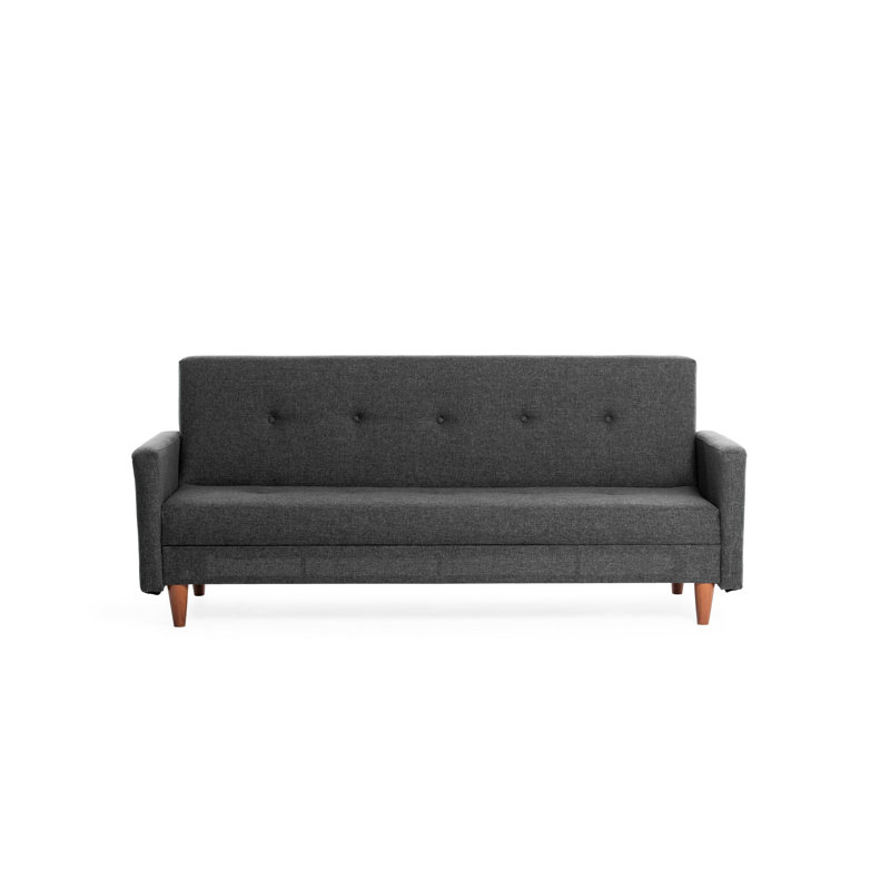 Allinson 200cm Upholstered Sofa Bed, Dark Grey