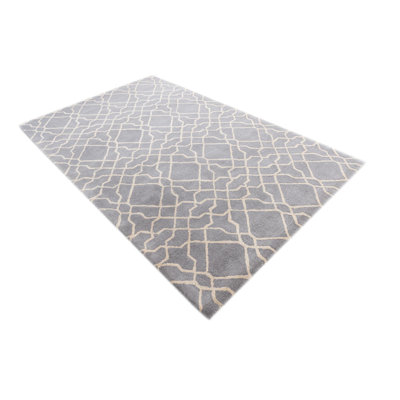 Tapis gris clair Oharare