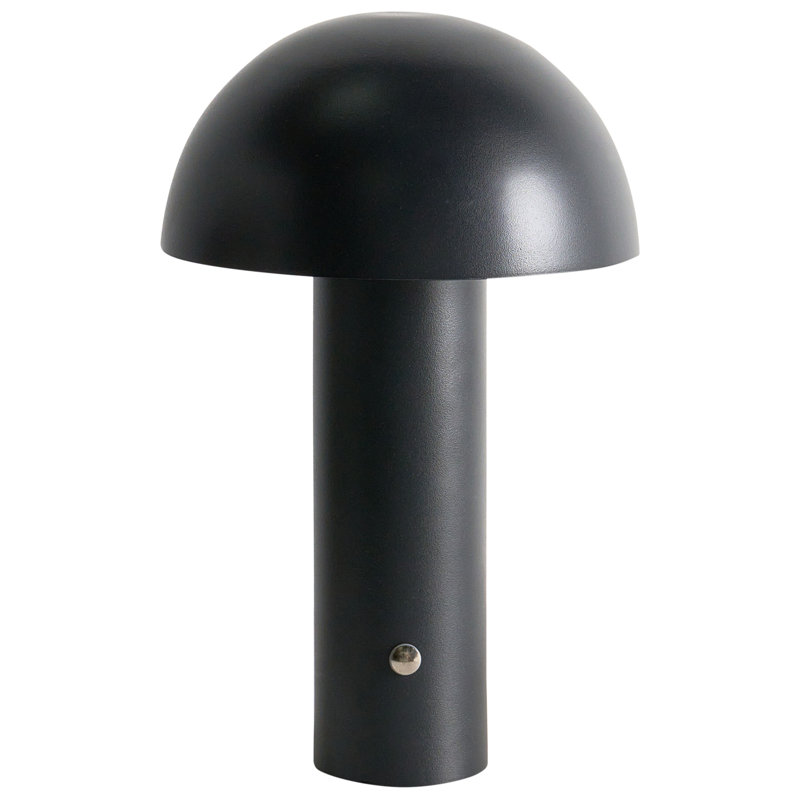 Branimira Wireless LED Table Lamp Branimira with Dimmer Metal Black, Black