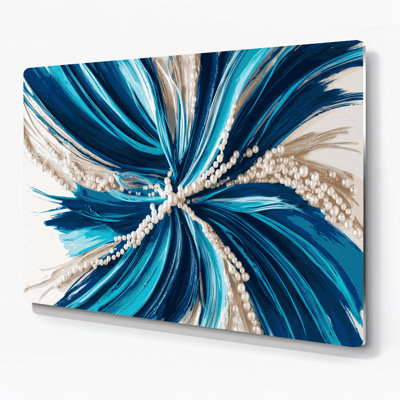 «Lyrical Abstraction 13», art mural en métal vert