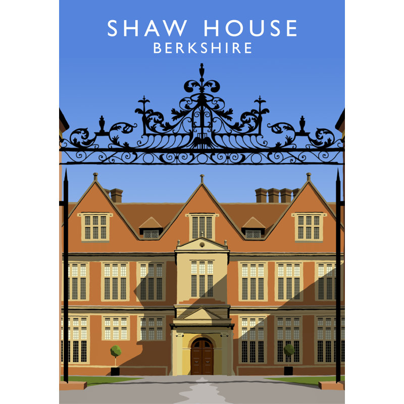 'Shaw House' by Richard O'Neil - Print, No Frame, 40 cm H x 30 cm W x 1 cm D
