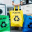 Plastic Open Recycling Bin - 40L