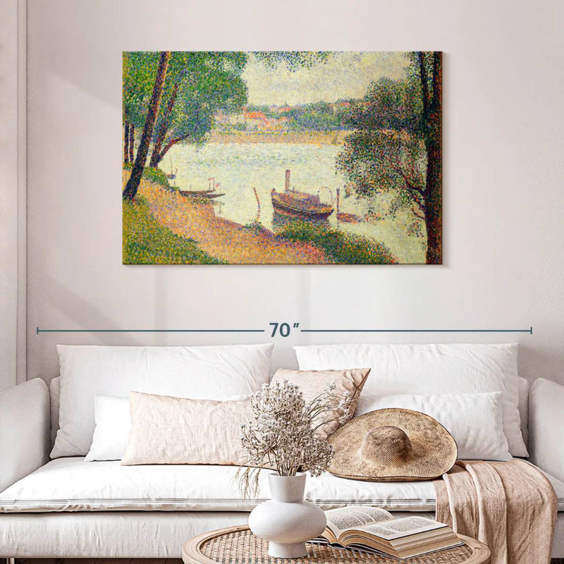 Meat Gray Weather Grande Jatte 1886-1888, H 30 po x l 45 po